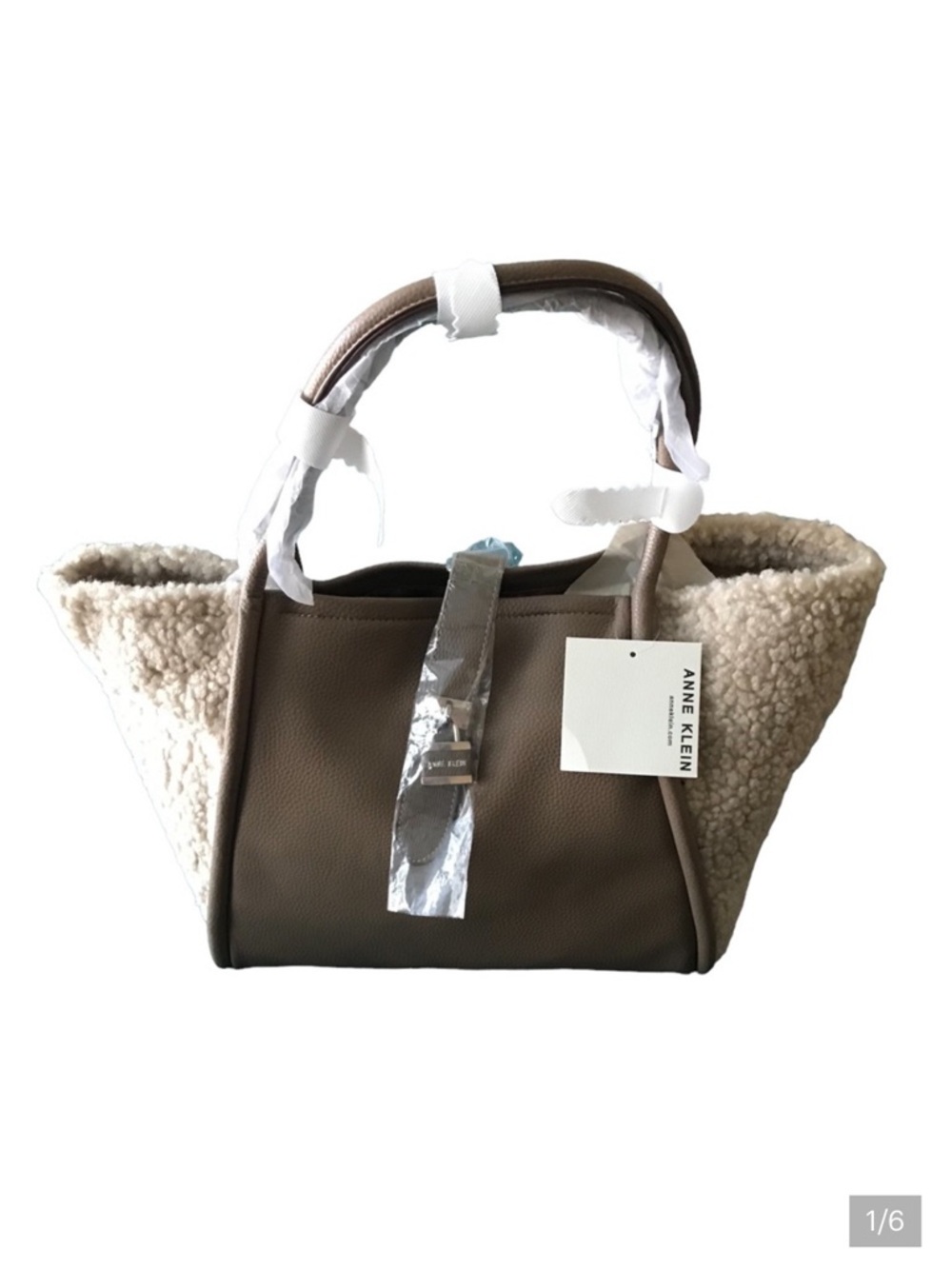 COPY - NWT Anne Klein khaki Penelopes tote